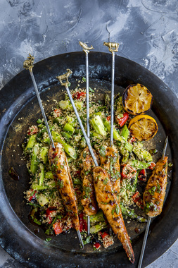 KYLLINGSPYD MED COUSCOUSSALAT - høydebilde