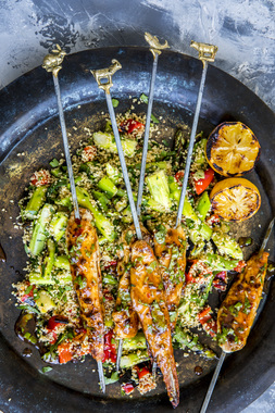 KYLLINGSPYD MED COUSCOUSSALAT - høydebilde