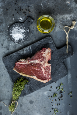 T-benstek høydebilde