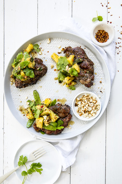 BBQ SVINENAKKE - høydebilde