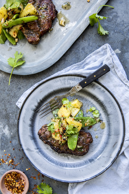 BBQ SVINENAKKE - høydebilde