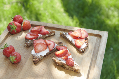 Grillede müsliskiver