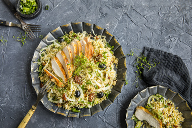 Bulgursalat med kyllingfilet