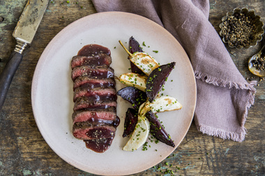 Reinsdyrfilet med portvinssaus