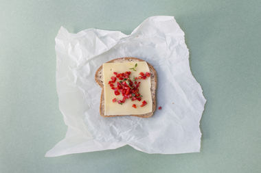 Brødskive med gulost