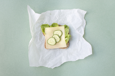 Brødskive med gulost