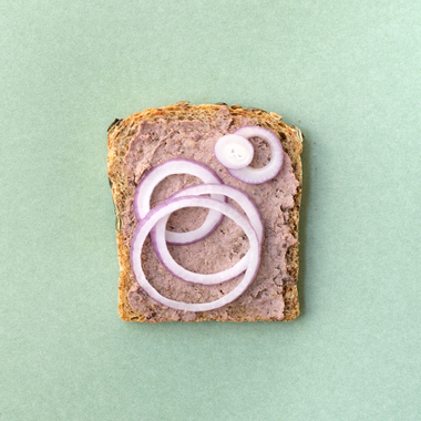 Brødskive med leverpostei
