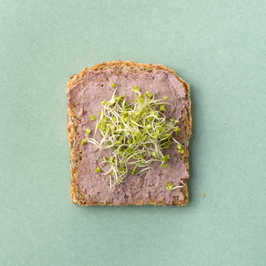 Brødskive med leverpostei