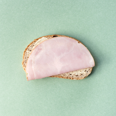Brødskive med skinke