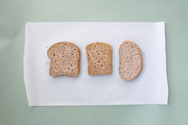 Brødskiver uten pålegg