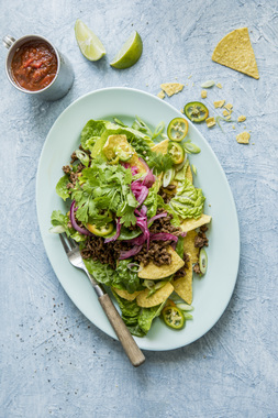 Tacosalat - høydebilde