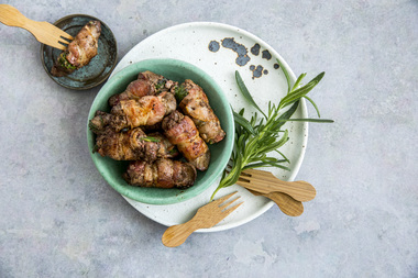 Kyllinglever med bacon