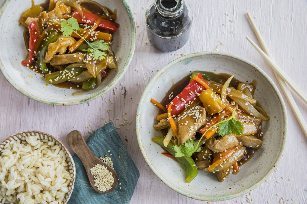 Svinekjøtt sweet and sour