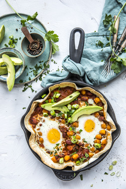 Huevos rancheros - høydebilde