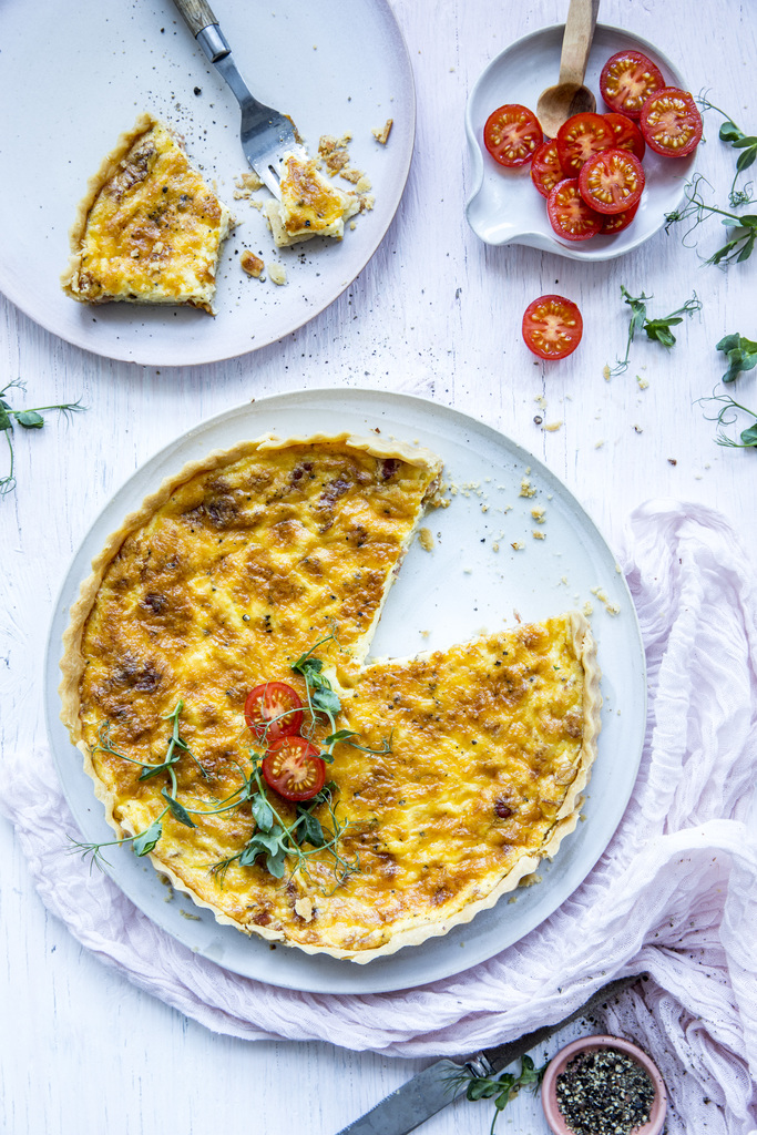 Quiche Lorraine - høydebilde