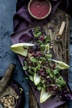 Lun salat med reinsdyrskav - høydebilde, alternativ 2