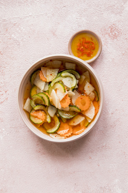 Asiatisk syltede grønnsaker