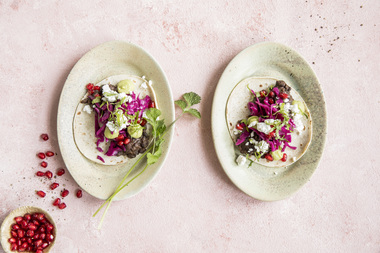 Vegetartaco med bønner - alternativ 2