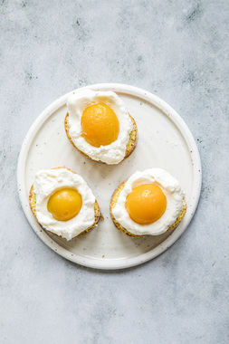 Rullekake med speilegg