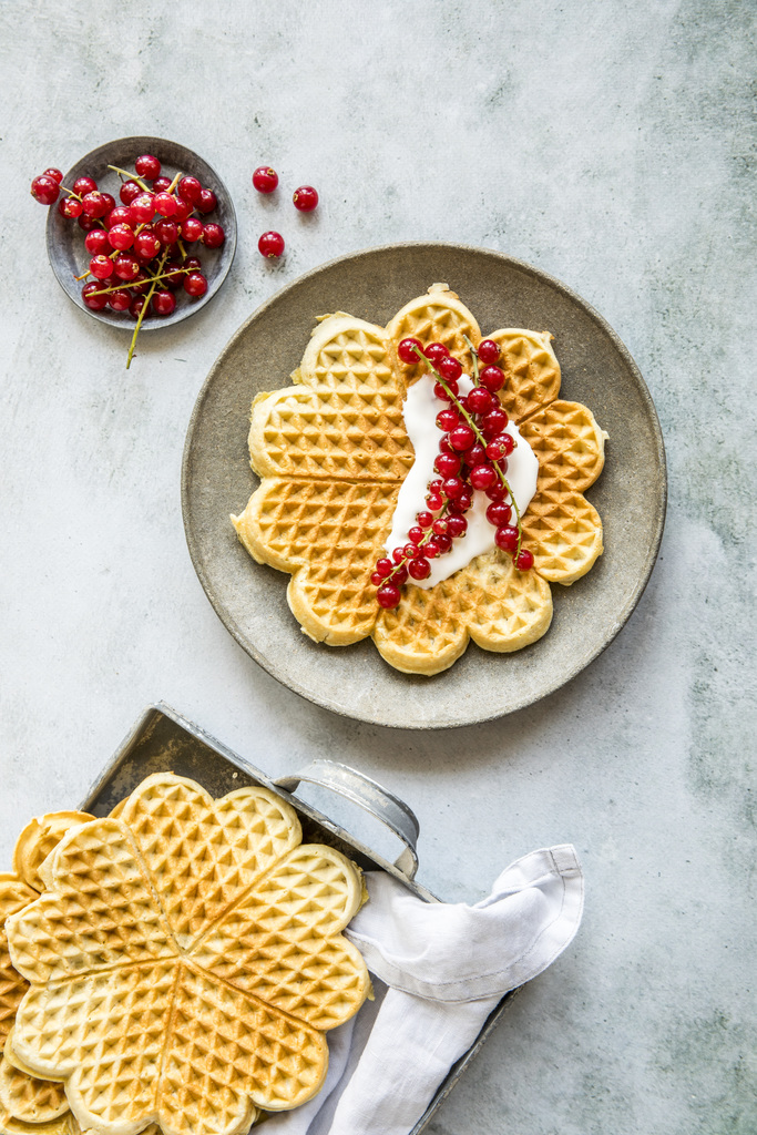 Vafler med havregryn