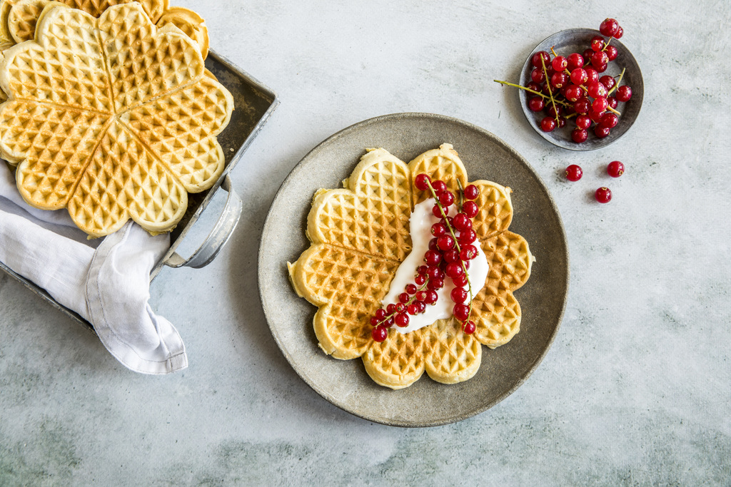 Vafler med havregryn