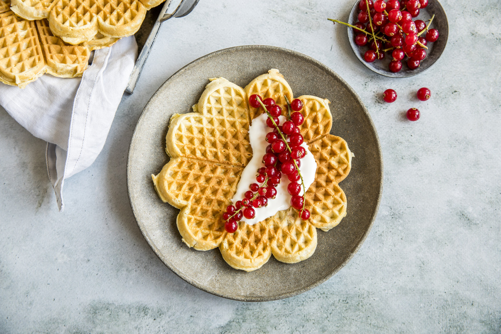 Vafler med havregryn