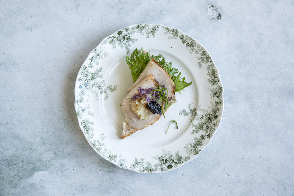 Snitter med skinkestek