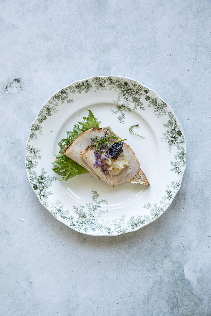 Snitter med skinkestek