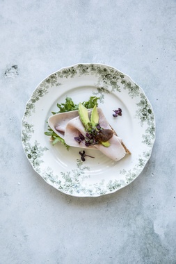 Snitter med kokt skinke