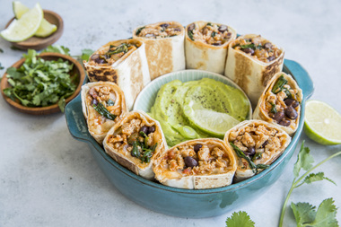 Burritos med kyllingkjøttdeig alt 1