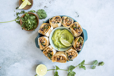 Burritos med kyllingkjøttdeig