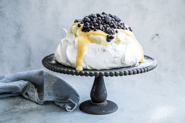 Pavlova med lemoncurd