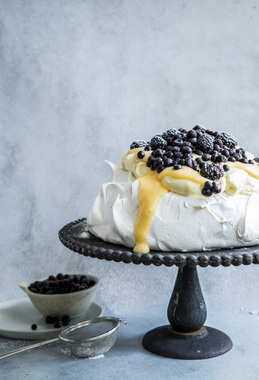 Pavlova med lemoncurd