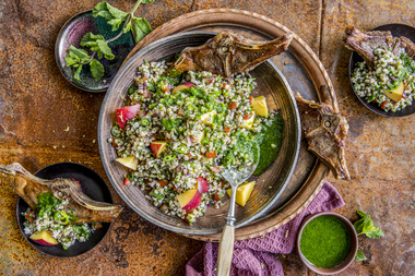 Lammekoteletter med tabbouleh