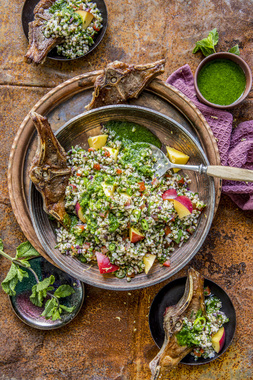 Lammekoteletter med tabbouleh