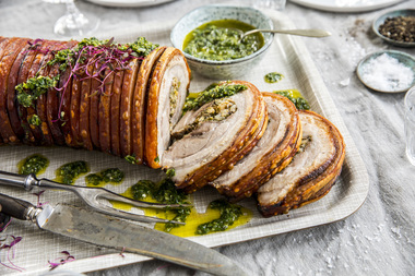 Porchetta med chimmichurri