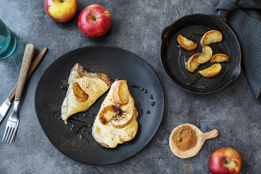 Toast med eple og kanel