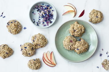 Frokostkjeks med eple og kanel