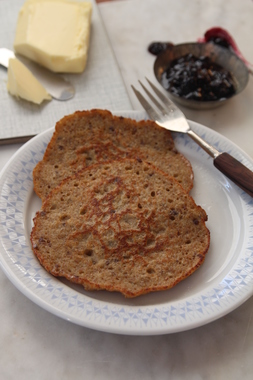 Pannekaker av brødrester
