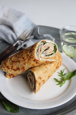 Wraps av pannekake