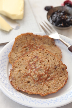 Pannekaker av brødrester