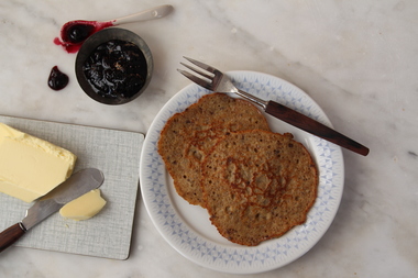 Pannekaker av brødrester