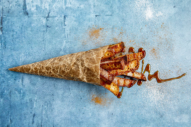 "Churros" av tørt brød