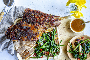 Lammestek med appelsinsaus