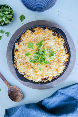 Lammeskav - og makaronigrateng