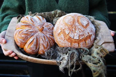 Surdeigsbrød til Halloween
