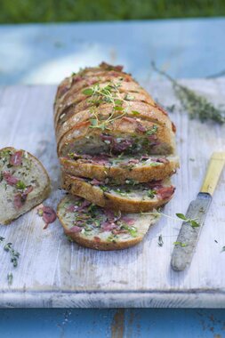 Pull-apart brød på grillen