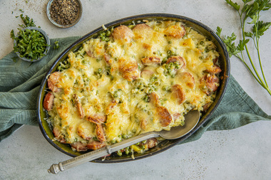 Pølsegrateng
