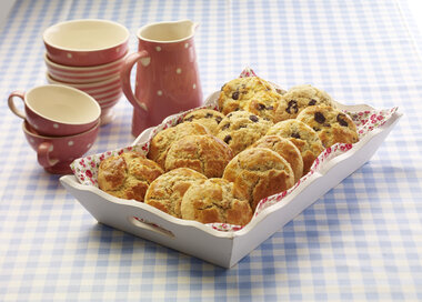 Fine og grove scones