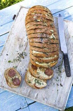 Pull-apart brød på grillen